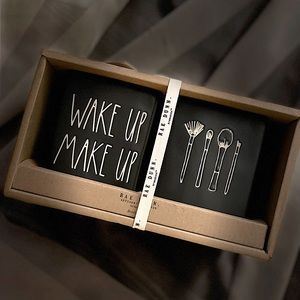 RAE DUNN makeup brush holders (set of 2)
